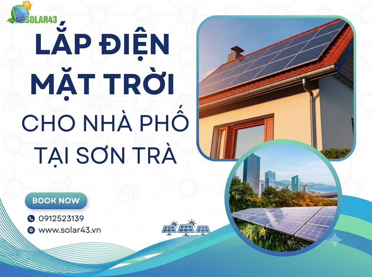 Lắp Điện Mặt Trời Cho Nhà Phố Tại Sơn Trà