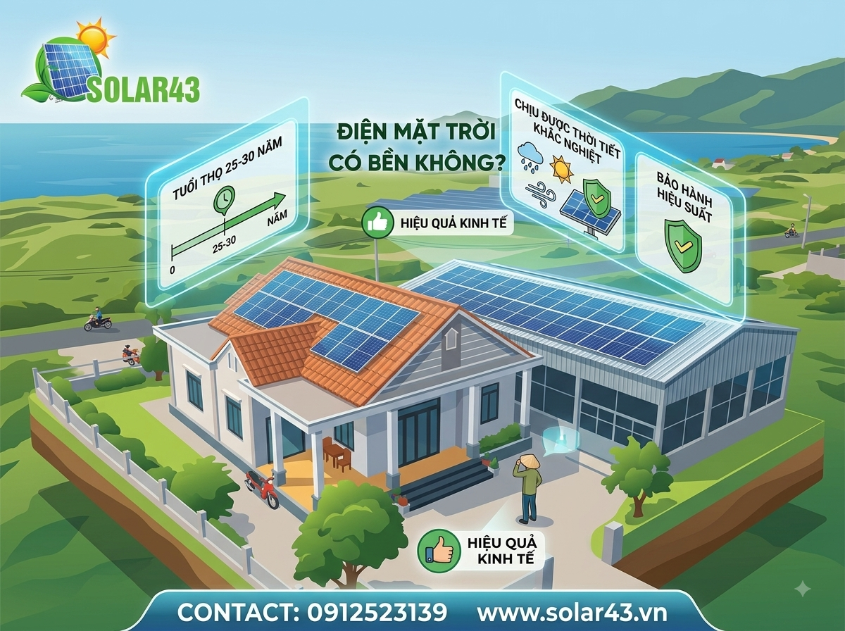 Điện Mặt Trời Có Bền Không?